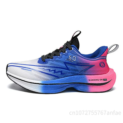 Scarpe da running da uomo con piastra in carbonio, leggere, ultra ammortizzate, traspiranti, da maratona, con assorbimento degli urti e supporto, sneaker sportiva comoda da donna