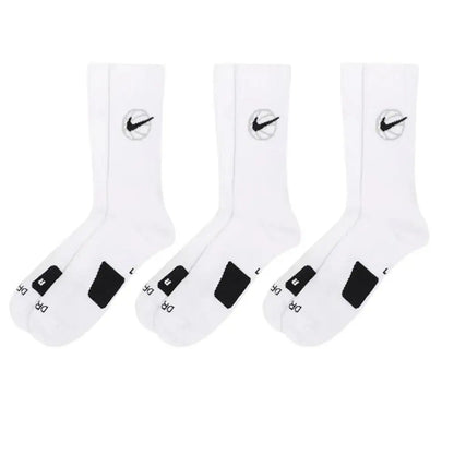 Nike EVERYDAY CREW: Stilvolle, bequeme, rutschfeste und strapazierfähige Unisex-Basketball-Socken (3er-Pack) DA2123-100