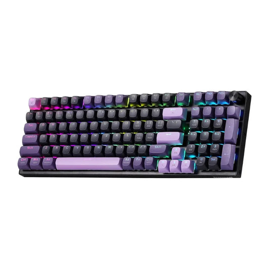 Redragon K740 PRO 98 Keys Wireless RGB Gaming Keyboard, 3-Mode PBT Mechanical Keyboard w/Solid Aluminum Base