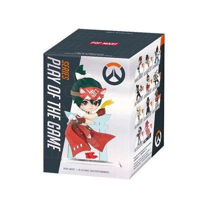 POP MART Original Overwatch Play Of The Game Series Blind Box PVC-Sammelfiguren, Schreibtischdekoration, Mädchen-Spielzeugmodell für Fans