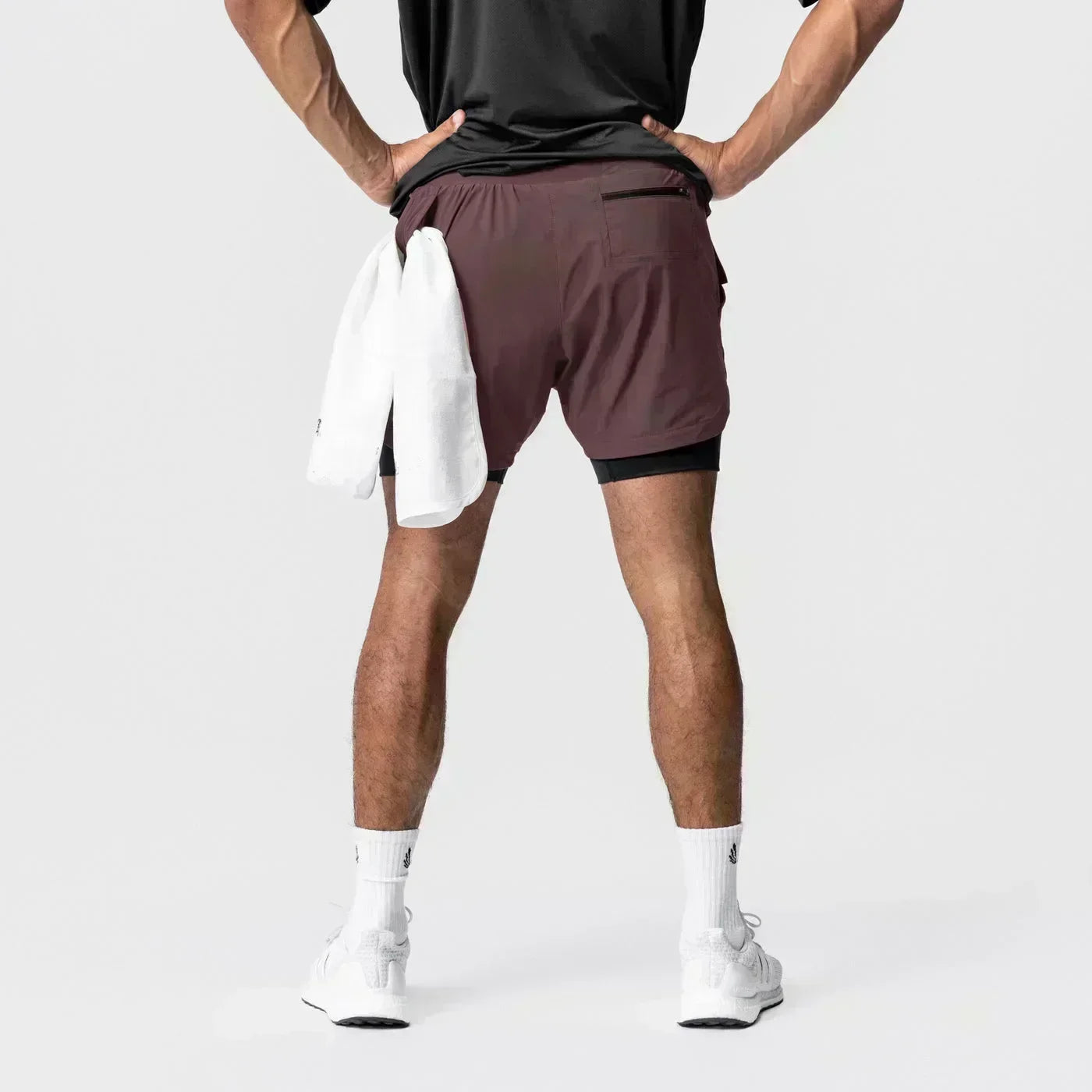 Anime Demon Slayer Gym Shorts Men Quick Dry Pants Double-layer 2-in-1 Shorts Y2K Sportswear Summer 2026 Breathable Streetwear