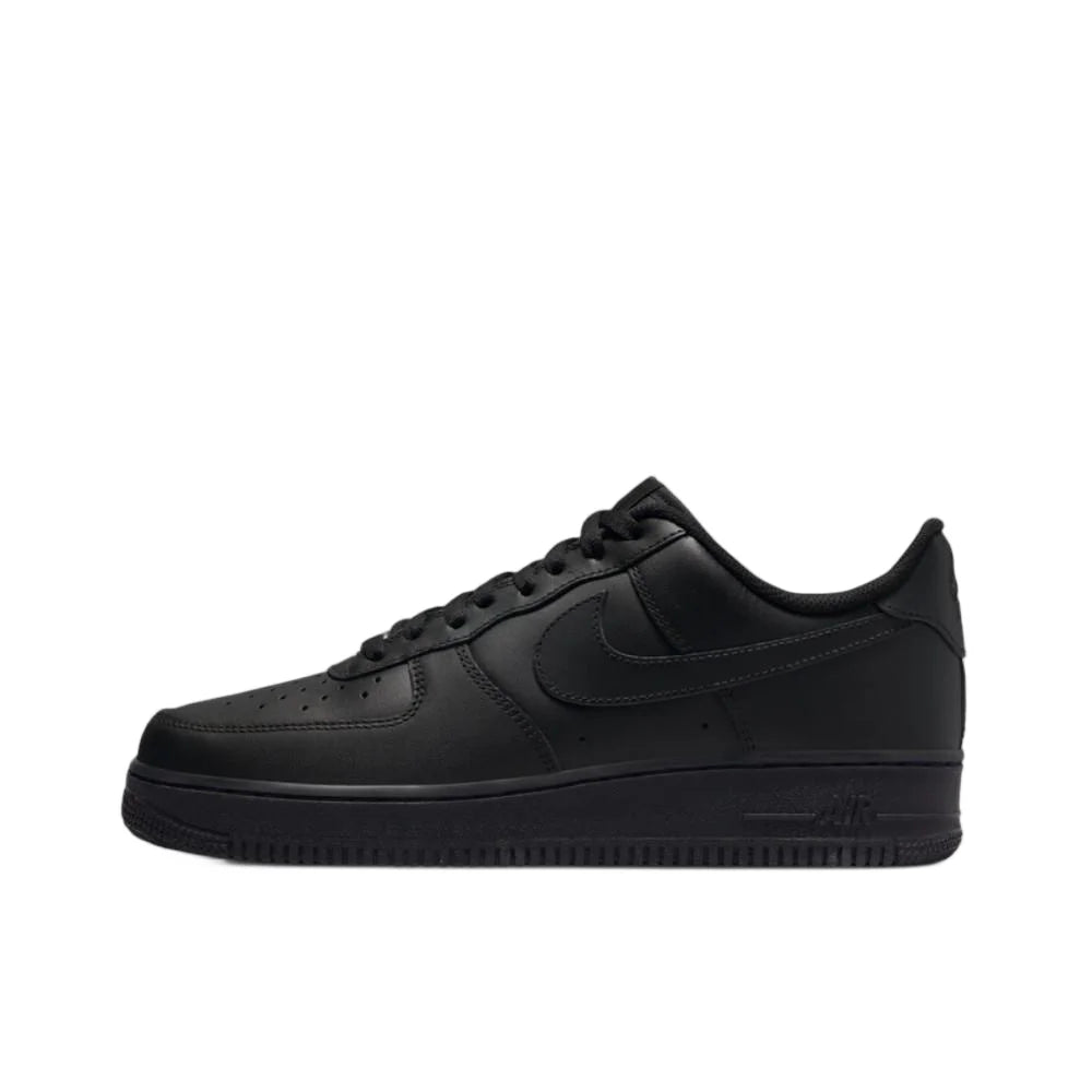 Baskets décontractées basses Nike Air Force 1 « Panda » en cuir, unisexe, blanc/noir, DV0788-001