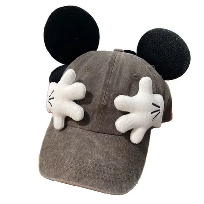 Cute Cartoon Mouse Ears Baseball Cap for Girls Anime Duckbill Sunscreen Sunshade Fashion Trend Y2K Style Outdoor Hat