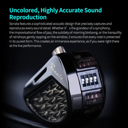 KZ Sonata 28BA Units Upgraded HIFI Headphones On-ear tunable balanced armature unit Wired gaming headphones