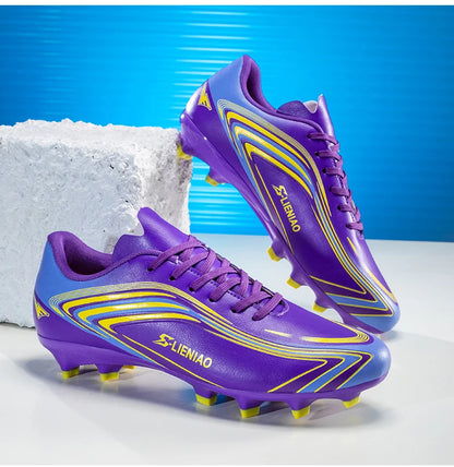 Nouvelles chaussures de football pour hommes, crampons de terrain antidérapants, chaussures de football pour l'entraînement, baskets de haute qualité, futsal, intérieur, vente chaude, extérieur