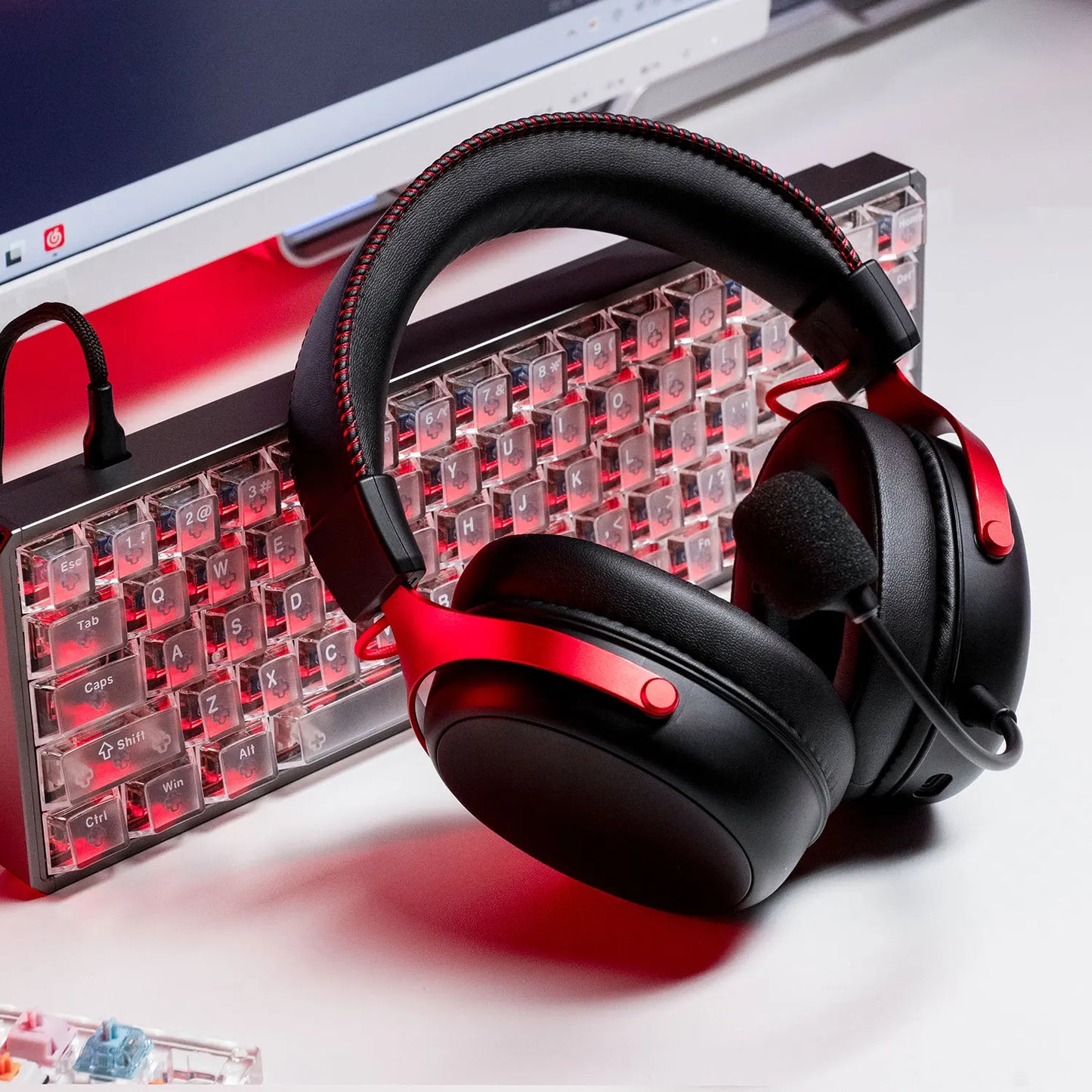 Cuffie gaming AKKO Verge S9 con microfono – Driver da 53mm, Bluetooth wireless quad-mode 5.3, audio surround 7.1, cuffie gaming professionali per FPS