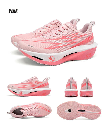 Scarpe da running 5.0 MIX con piastra in carbonio per uomo e donna, sneakers da gara per maratona, stabili, reattive, ammortizzanti e da allenamento