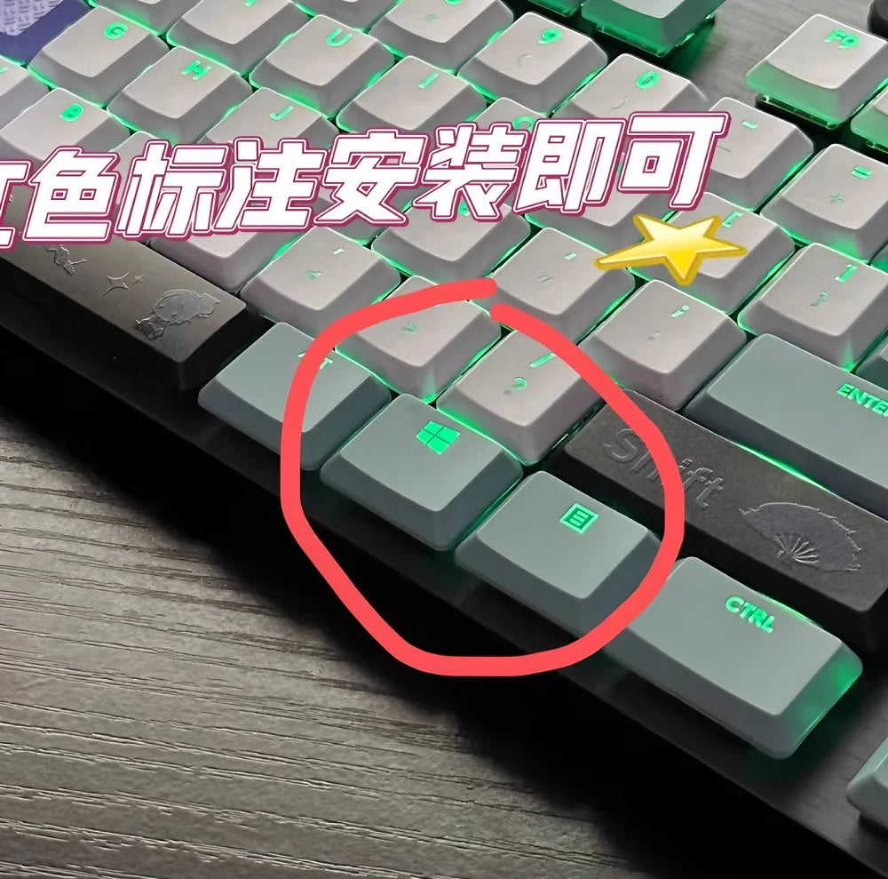 Keycap testurizzato antiscivolo trasparente retroilluminato G915 913 TKL G815 G813, compatibile con tastiera meccanica Logitech