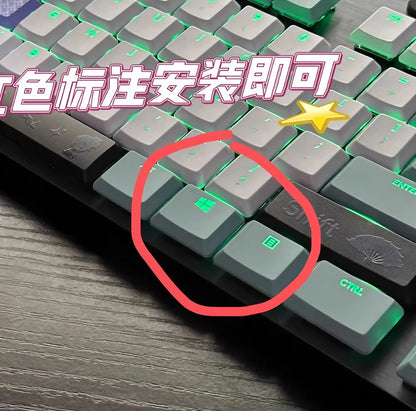 Keycap testurizzato antiscivolo trasparente retroilluminato G915 913 TKL G815 G813, compatibile con tastiera meccanica Logitech