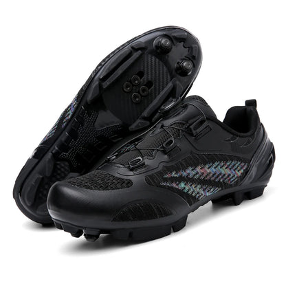 MTB Cycling Shoes for Men and Women T03 Purple Breathable Speed Self-Locking Road Cycling Sports Shoes Outdoor Racing Training Sneakers