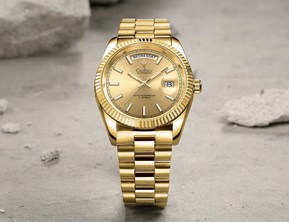 CADISEN DD40 Herrenuhr – luxuriöse Automatikuhr für Herren, AR-Saphirglas, mechanische Armbanduhr für Herren, 10Bar, MIYOTA 8285 Uhrwerk, neu 2023
