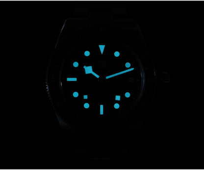San Martin 39mm NH34 GMT Men's Luxury Watch Bidirectional Aluminum Bezel Automatic Mechanical Sapphire 100M Waterproof SN0109