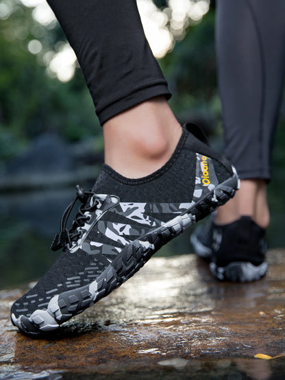 Oiaano New Camo Men Women Quick-Drying Beach Aqua Shoes Barefoot Water Booties Man Aquatic Sneaker Sports Athletic Walking