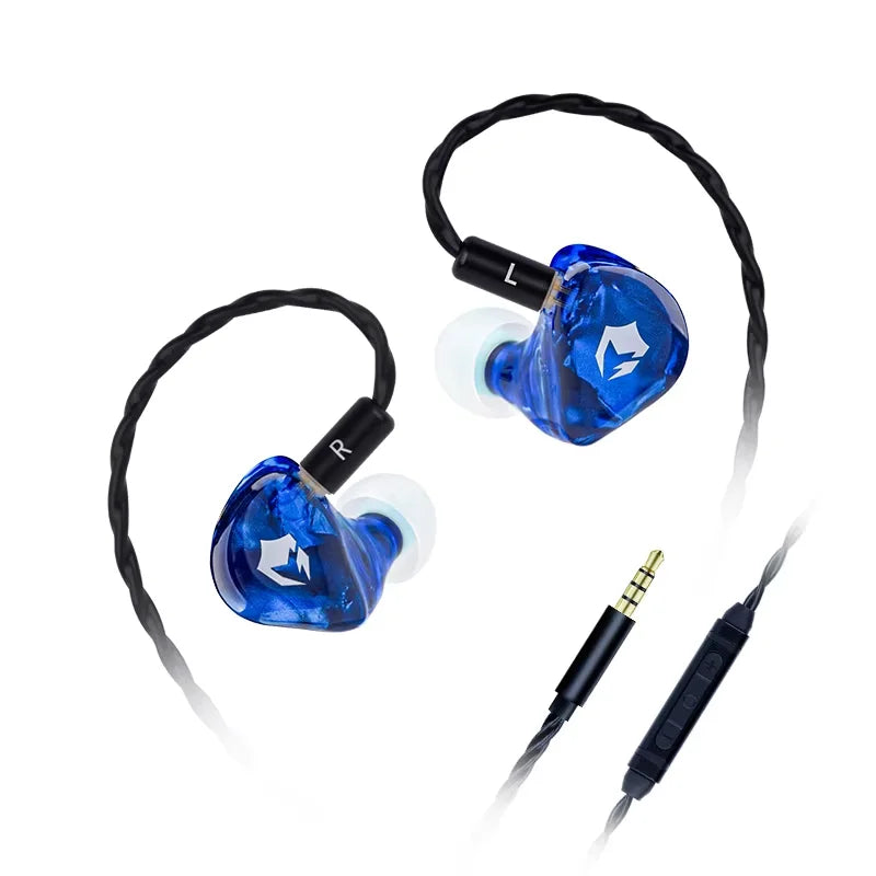 EPZ G10 kabelgebundene HiFi-Gaming-Ohrhörer – Type-C & 3.5mm In-Ear-Monitor-Kopfhörer mit DAC, Geräuschisolierung, abnehmbarem Kabel & Mikrofon