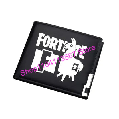 Fortnited Anime Figures Wallet Victory Royale PU Leather Purse Coin Holder Money Clutch Wristlet Cover Wallet Card Holder