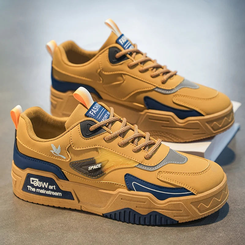 Men's Skate Shoes, Casual Sports Shoes, Men's Street Fashion Casual Shoes, Light, Comfortable, Versatile and Suitable for All Seasons