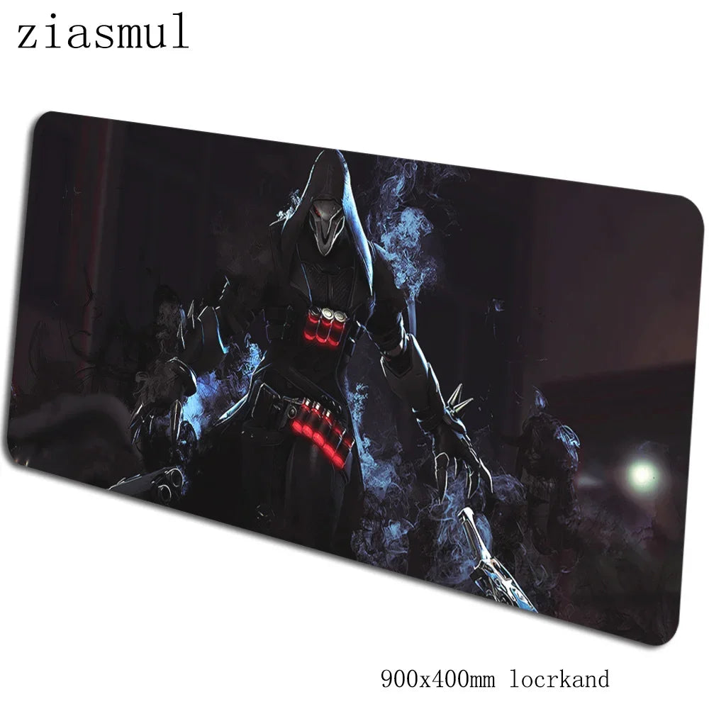 Overwatch-Mauspad 90x40cm, ästhetisches Gaming-Mauspad, wunderschönes personalisiertes Mauspad, Tastatur- und PC-Unterlage