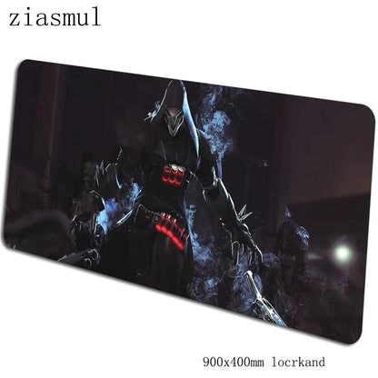Overwatch-Mauspad 90x40cm, ästhetisches Gaming-Mauspad, wunderschönes personalisiertes Mauspad, Tastatur- und PC-Unterlage