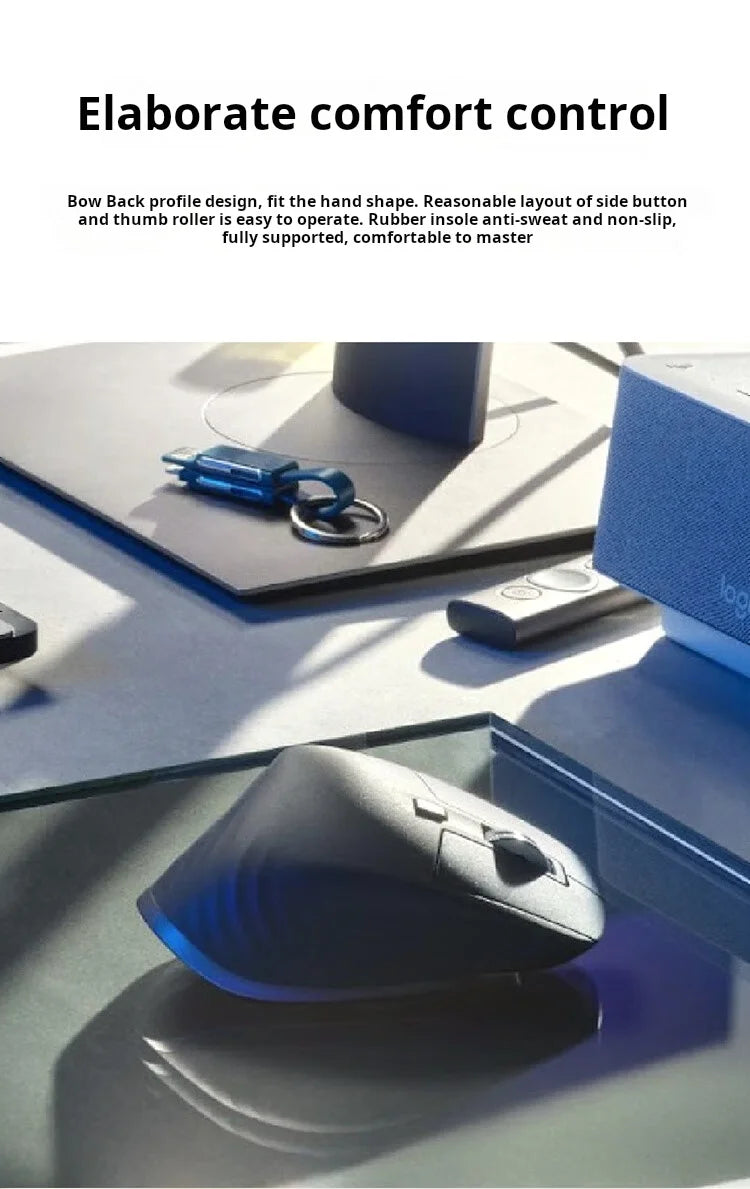 Logitech MX Master 3S kabellose Bluetooth-Maus Business Office Softtone-Maus ergonomische Business-Office-Maus