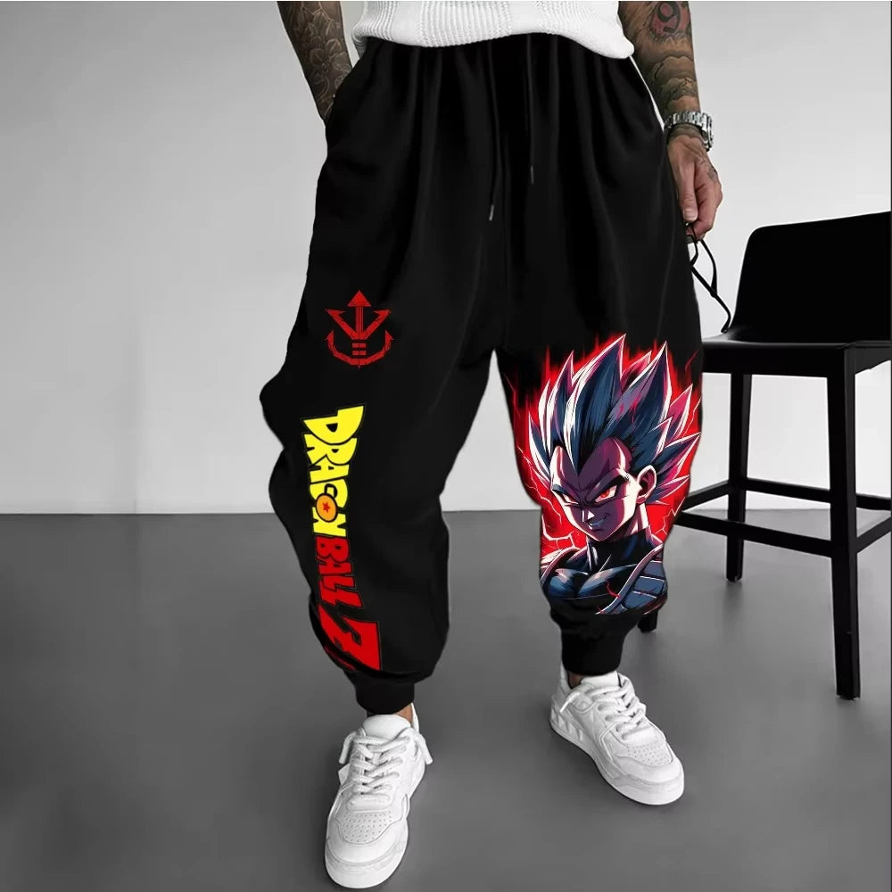Pantaloni da uomo Dragon Ball Sportswear Broly primavera, autunno e inverno, anime giapponese, jogger Y2K Harajuku in cotone