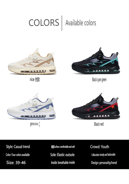 Spring & Summer Men's Running Shoes Outdoor Hiking, Wear-Resistant Trail Shoes with BOA Closure, Breathable Sports & Casual Style