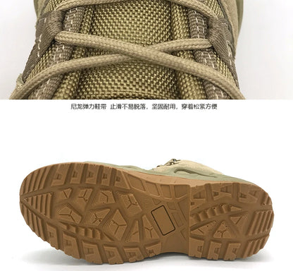 Tactical Hunting Boots Men Special Force Desert Hiking Boots Outdoor Hiking Ankle Shoes Men's Sneakers