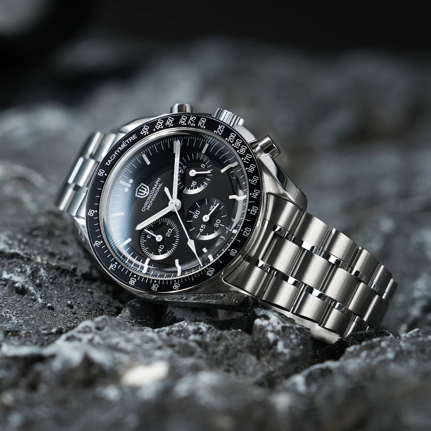 Watchdives New Wd1863 Quarz-Herrenuhr VK63 Chronograph Bubble-Saphirglas Wasserdicht 39Mm Stahl Top-Marke Luxus-Business-Uhr