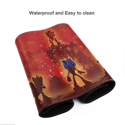 Anime Sonic The Hedgehog Mouse Mat Desk Mat With Pad Gaming Accessories Prime Gaming XXL Keyboard Pad Padding Mat
