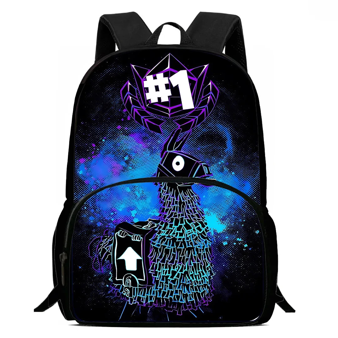 Mochilas Infantis Classic Game Fortnites para Rapazes e Raparigas, Presente de Aniversário para Estudantes, Mochilas Escolares de Grande Capacidade, Duráveis, para Campismo
