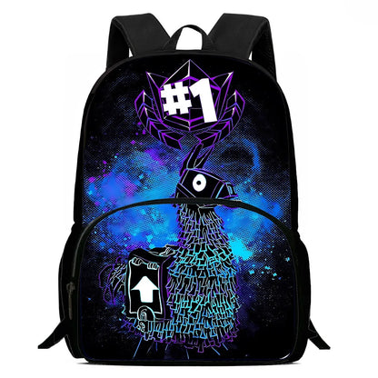 Mochilas Infantis Classic Game Fortnites para Rapazes e Raparigas, Presente de Aniversário para Estudantes, Mochilas Escolares de Grande Capacidade, Duráveis, para Campismo
