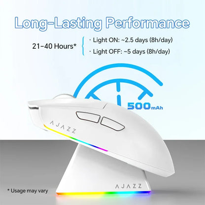 AJAZZ AJ139 V2 MC/AJ139 PRO kabellose Gaming-Maus mit PAW3311/PAW3395-Sensor, 12000DPI/26000DPI, 500mAh, Bluetooth-Gaming-Maus für PC