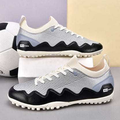 Nouvelles chaussures de football pour hommes, baskets TF/FG, vente flash, chaussures de futsal de haute qualité, chaussures de football professionnelles, crampons pour femmes, ultra-légères, unisexes