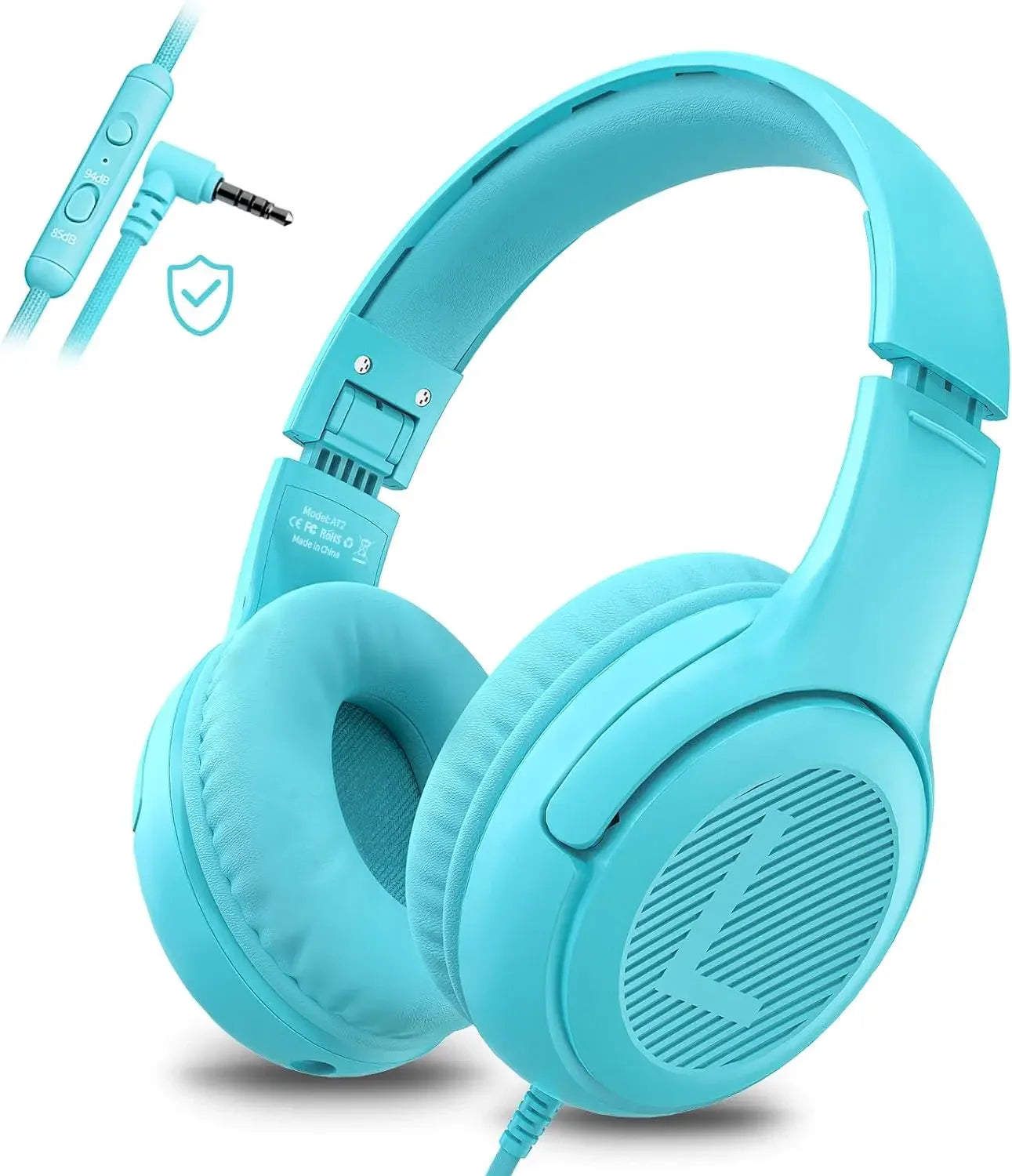 Awatrue Kids Headphones Comfortable Toddler Headsets for School Ideal Gifts for Son Daughter Sound and Safe Listening Experience