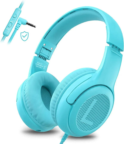 Awatrue Kids Headphones Comfortable Toddler Headsets for School Ideal Gifts for Son Daughter Sound and Safe Listening Experience