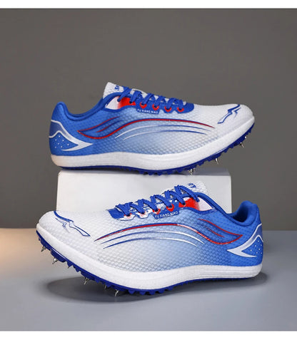 High Quality Men Women Track and Field Shoes Youth Anti-Slip Sneakers Outdoor Professional Jumping Running Shoes Student Trainers