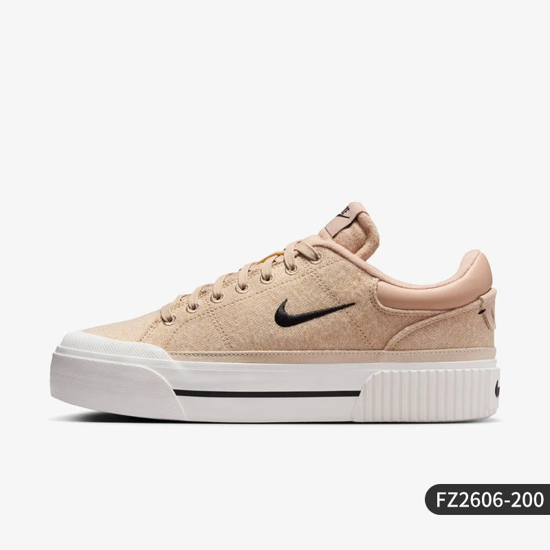 Sapatilhas casuais Nike Official Genuine Court Legacy Lift para mulher FZ2606-200