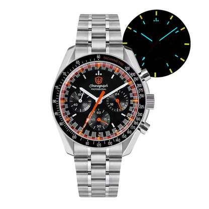 Watchdives New Wd1863 Quarz-Herrenuhr VK63 Chronograph Bubble-Saphirglas Wasserdicht 39Mm Stahl Top-Marke Luxus-Business-Uhr