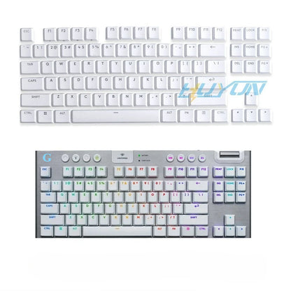 Keycap testurizzato antiscivolo trasparente retroilluminato G915 913 TKL G815 G813, compatibile con tastiera meccanica Logitech