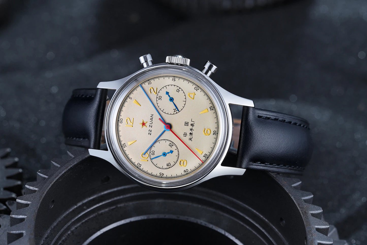 Reloj mecánico para hombre Seagull 1963 International Edition, reloj de piloto ST1901, cronógrafo retro de pulsera, aviación de la Fuerza Aérea, nuevo