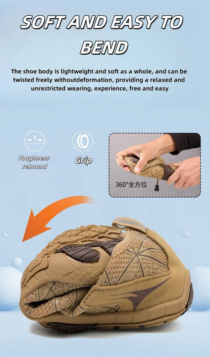 Barefoot shoes, quick-drying non-slip outdoor men's lightweight wading shoes, suitable for beaches, hiking, fitness, sports shoes size 36-4