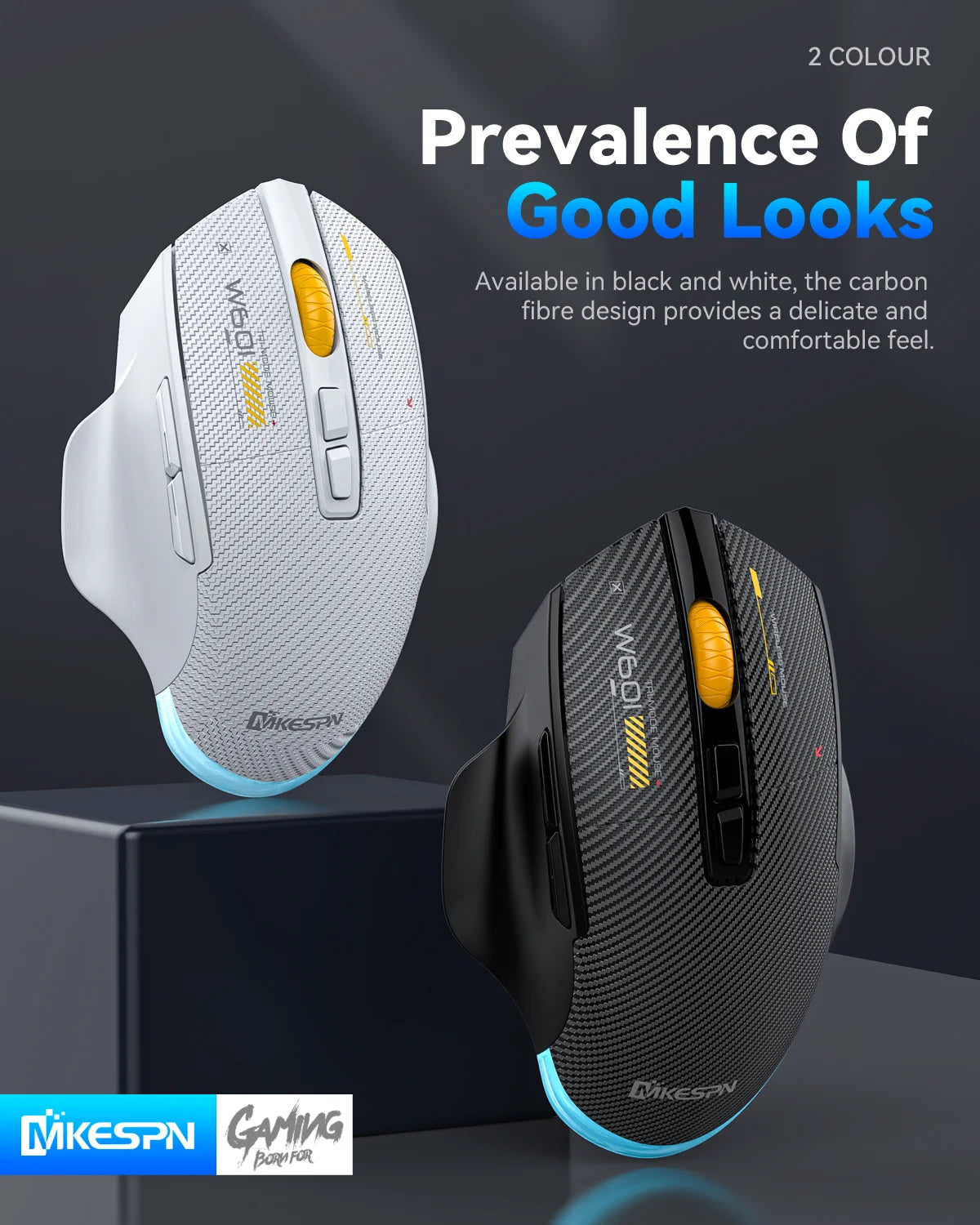 Bluetooth Wireless Gaming Mouse, 12800 DPI Wired/Wireless RGB Mouse with 7 Programmable Buttons, for PC Laptop, Gaming