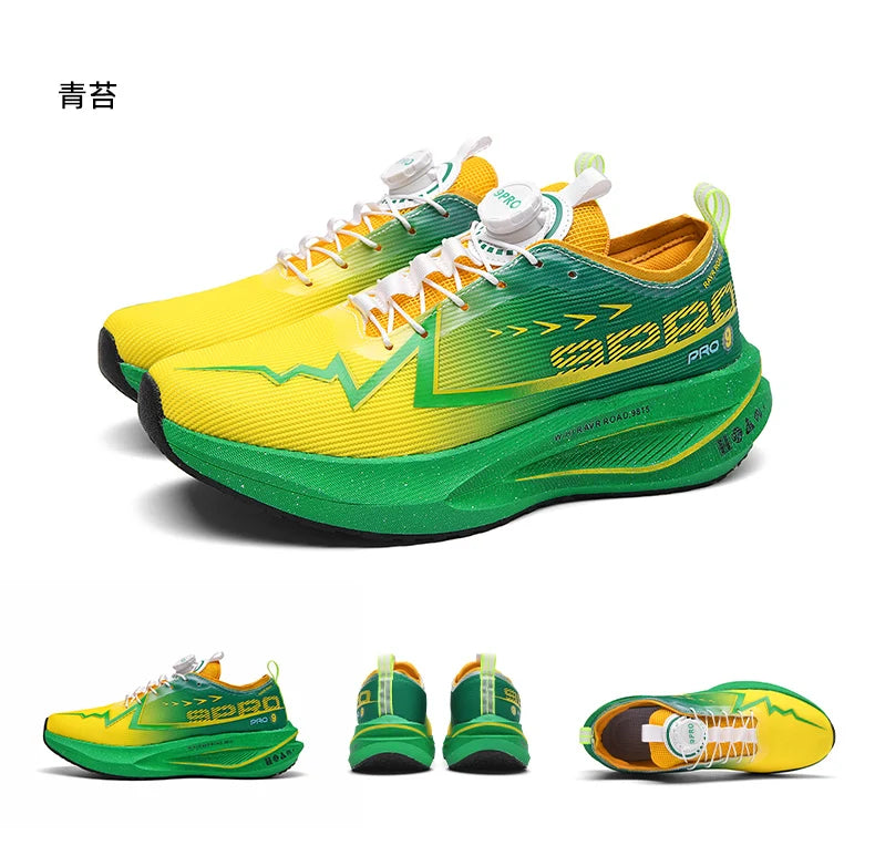 Men Marathon Running Shoes Carbon Board Speciality Sports Breathable Lightweight Women's Comfortable Athletic Nonskid Sneakers