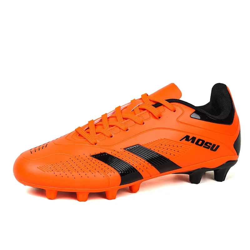 Neue Fußballschuhe für Herren und Damen, Hallen- und Outdoor-Sportschuhe mit langen Stollen und Multinocken für das Fußballtraining auf Matten
