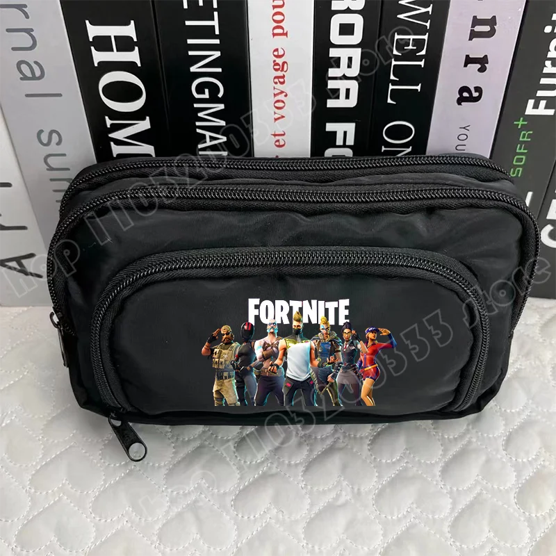 Astuccio portapenne Fortnite con motivo creativo del gioco, borsa contenitore Harajuku per ragazzi e ragazze, articoli per il ritorno a scuola, regali di compleanno e per feste