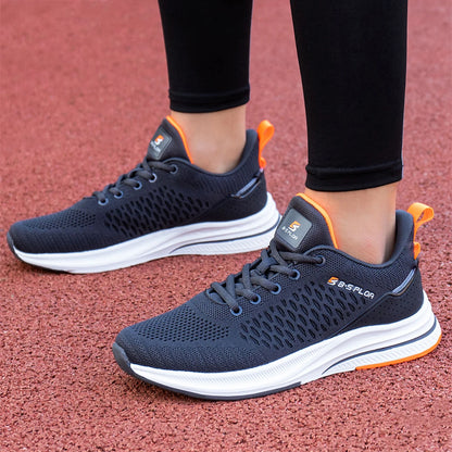 Zapatillas de running ligeras Baasploa para hombre, cómodas zapatillas casuales de diseñador en malla con cordones para hombre, deportivas de exterior y tenis