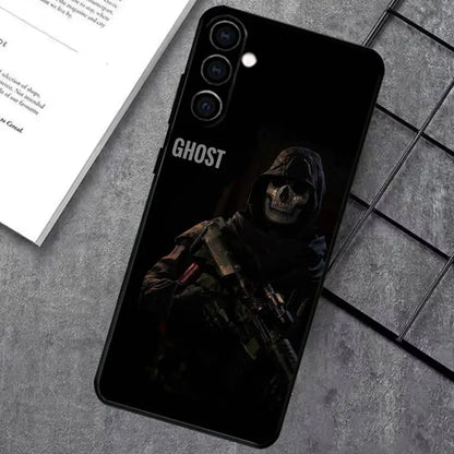 COD Call Of Duty G-Ghost Phone Case For Samsung Galaxy A73,A72,A71,A70,A53,A52,A51,Soft Silicone Black Cover