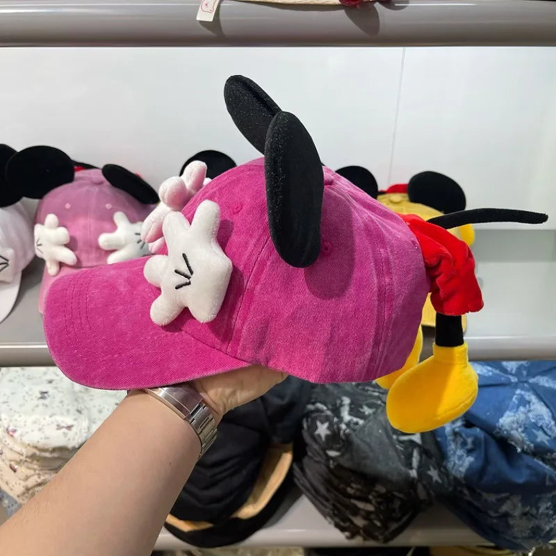 Cute Cartoon Mouse Ears Baseball Cap for Girls Anime Duckbill Sunscreen Sunshade Fashion Trend Y2K Style Outdoor Hat