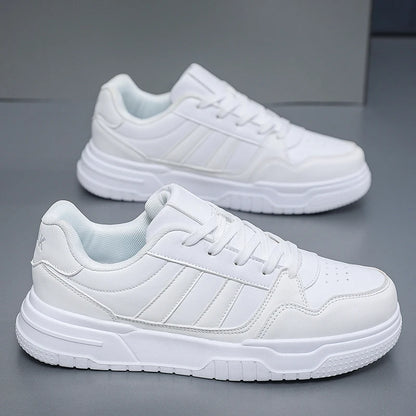 Plus Big Size 50 51 52 Men's Leather Sneakers Casual Sports Shoes Flat Skateboard Shoes Hot Sale for Dropshipping