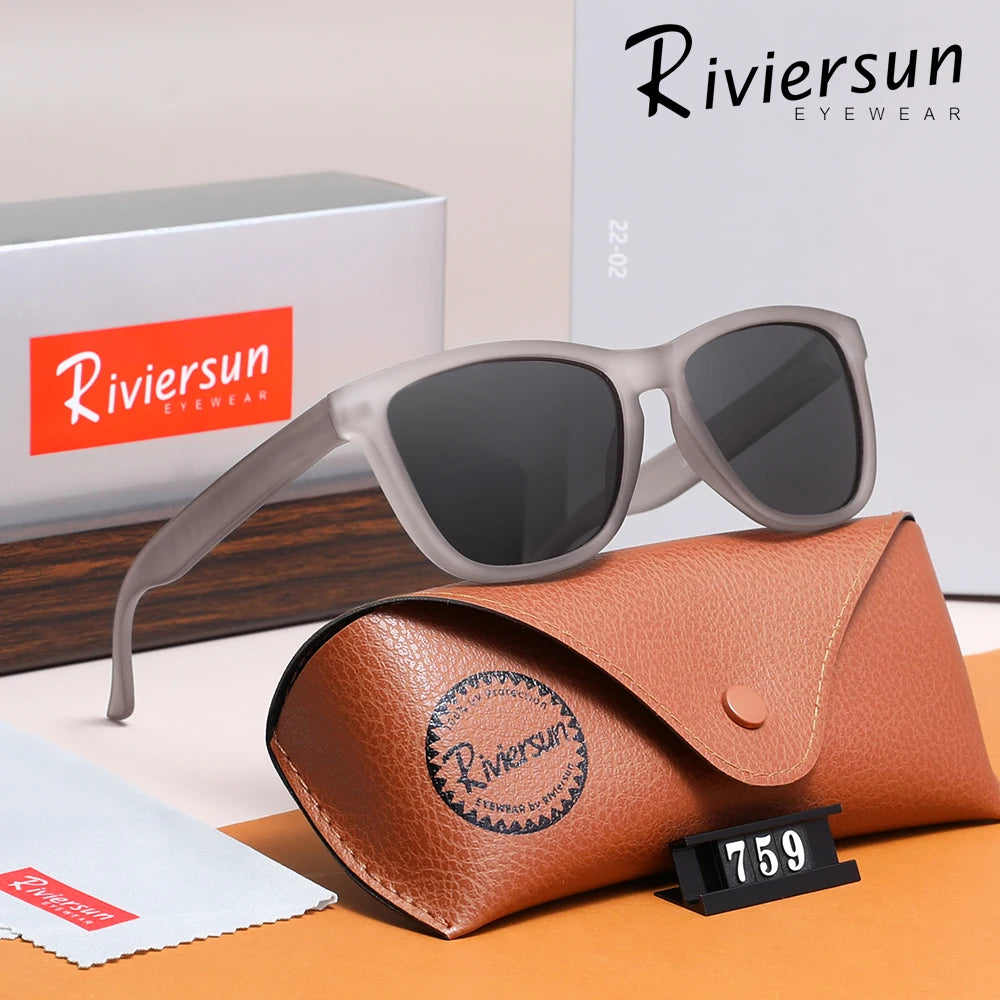 Square Frame Sunglasses Polarized UV400 Casual Men Women Driving Glasses Ultralight Unisex