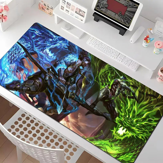 Podložka pod myš Overwatch ve více velikostech, velká čtvercová podložka na počítačový stůl, kancelářská a herní podložka s protiskluzovou gumovou spodní stranou
